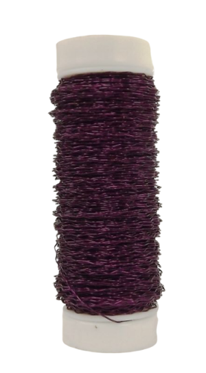 Bullion Wire Purple (0.3mm x 25g)-0