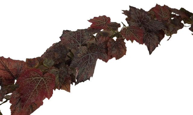 180cm Outdoor Grape Leaf Garland WR Purple-0