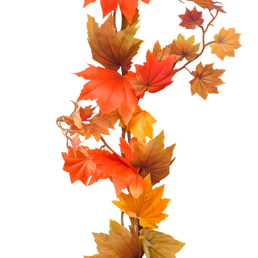 Maple Leaf Garland 182cm Fall