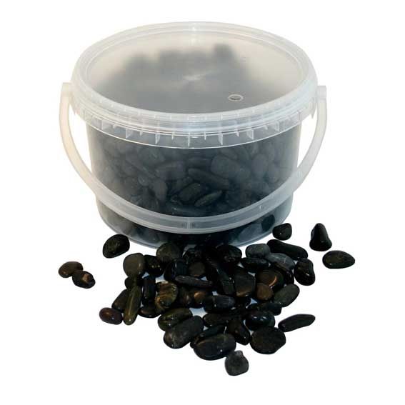 4kg Bucket 5-8mm Stones Black-0
