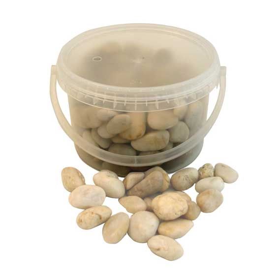 4kg Bucket 20-40mm Stones White-0