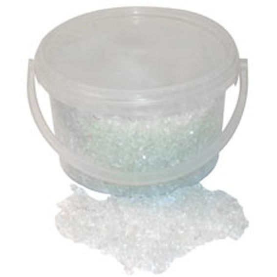 3.5kg Bucket 2-4mm Glass Sand Clear-0