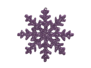 Pet 6 Glitter Icicles/Hanging Purple Haze 12 Cm-0