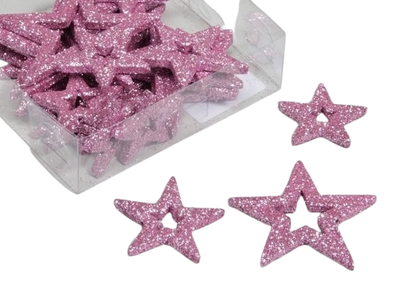 Pet 24 Glitterstars Open Rose Blush 35/45/55/65 Mm-0
