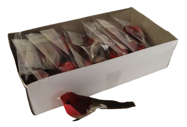 Mini Robins Natural x 12 App 7.5cm-0