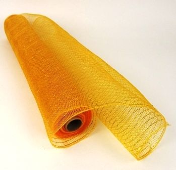 Eleganza Deco Mesh 53cm x 9.1m (10yds) Metallic Gold-0