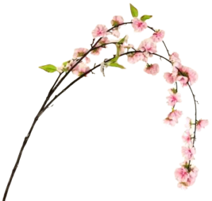 Large Cherry Blossom Spray 95cm Light Pink-0