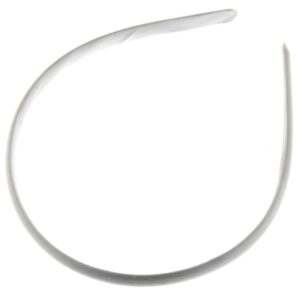 Fabrid Covered Headband Ivory x 12pcs-0