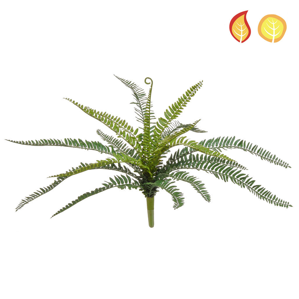 Artificial Boston Fern 52cm FR & UV