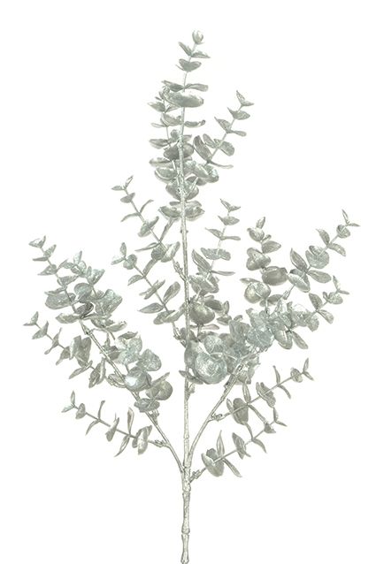 Metallic Eucalyptus 68cm Silver-0