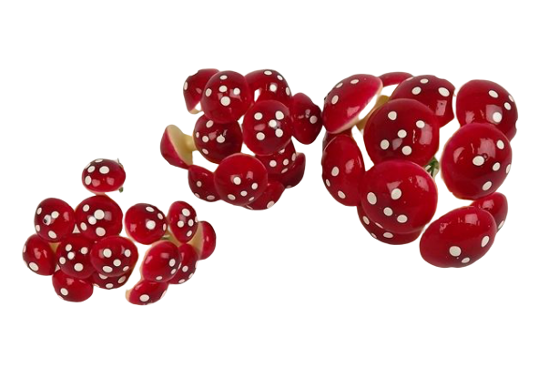 Assorted Mushrooms - 3cm, 2.5cm & 2cm x 36pcs-0