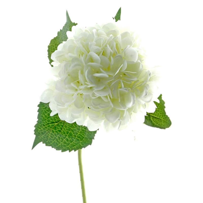 Single Hydrangea 82cm White-0