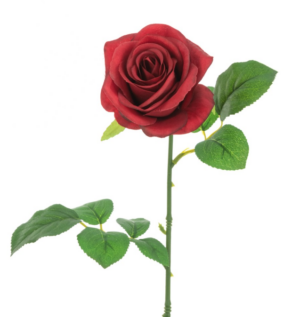 Gemma Single Rose - 64cm Red-0