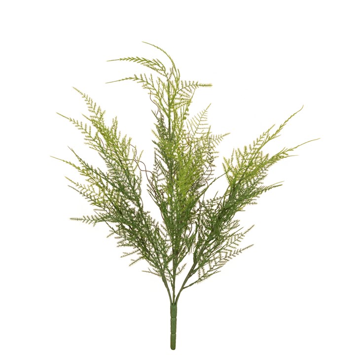 Artificial Leather Fern Bush 54cm UV