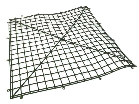 50 x 50cm Plastic Flower Wall Backing-0