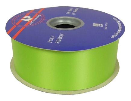 2" x 100yds Lime Green Ribon-0