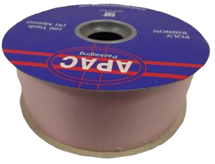 2" x 100yds Baby Pink Ribon-0