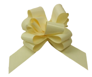 50mm Eggshell Pull Bows x 20 Pcs-0
