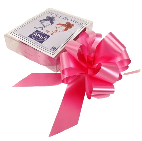 50mm Pink Pull Bow's x 20-0