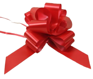 50mm Pull Bows Super Red x 20-0