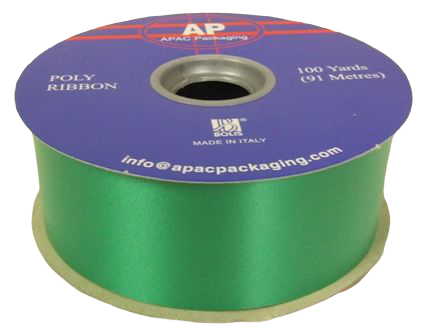 2" x 100yds Emerald Ribbon-0