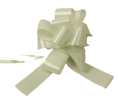 31mm Pull Bows White x 30-0