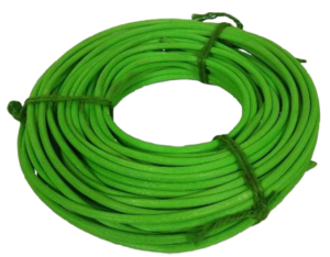 Rattan 6mm Round 250g Apple Green-0