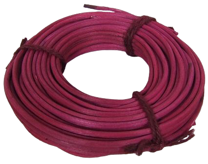 Rattan 6mm Round 250g Burgundy-0