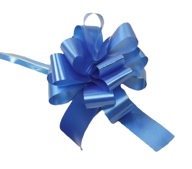 31mm Royal Blue Pull Bows x 30pcs-0