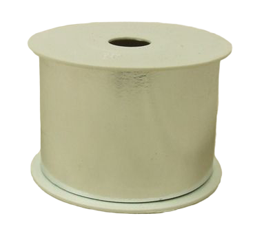 50mm x 25yds Silver Metallic Ribbon-0