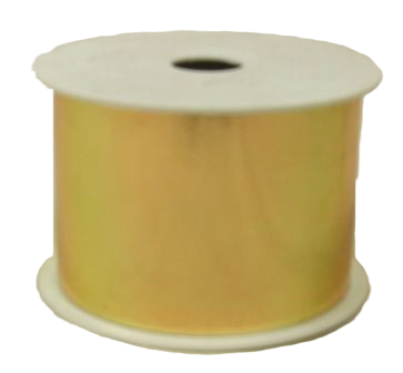 50mm x 25yds Gold Metallic Ribbon-0