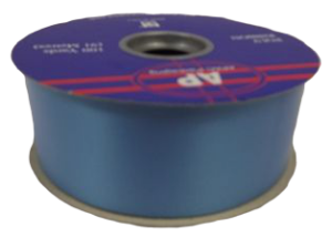 2 x 100yds Polypro Ribbon Azure Blue-0