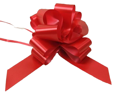 50mm Pull Bows Super Red x 20-0