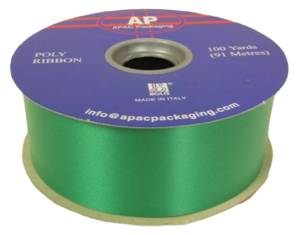 2" x 100yds Emerald Ribbon-0