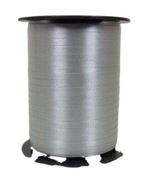 5mm x 250mtr Silver Curling Ribbon-0