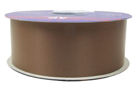 2 x 100yds Brown Poly Ribbon-0
