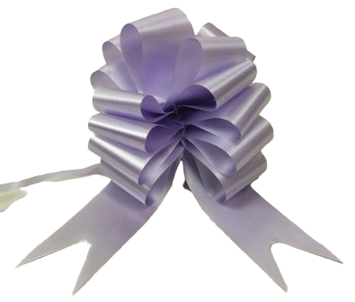 50mm Pull Bows Lavender x 20pcs-0
