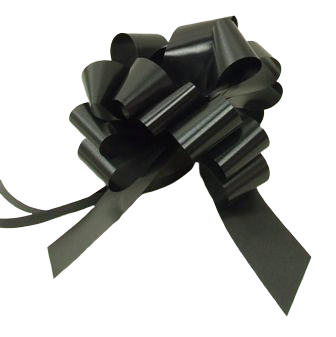 31mm Pull Bows Black x 30pcs-0