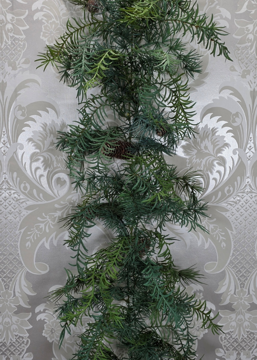 Cedar Asparagus Christmas Garland 203cm