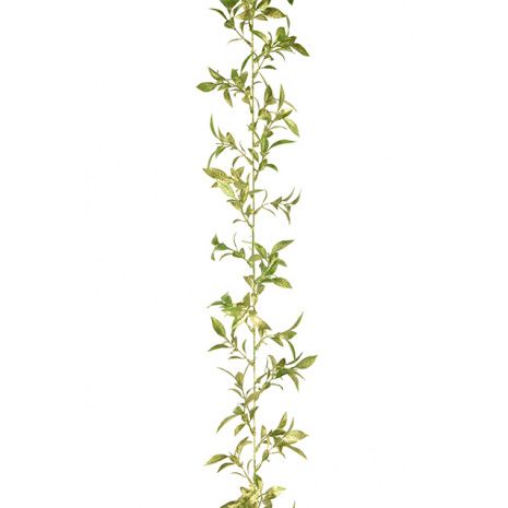 Sparkle Mini Leaf Garland 180cm Green-0
