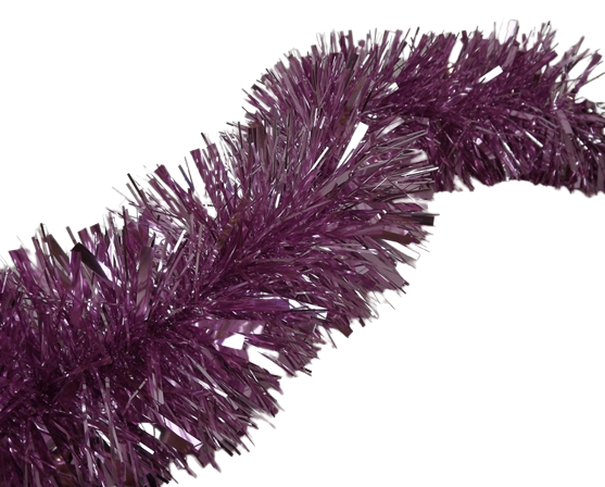 200cm x 15cm chunky / fine cut blush pink tinsel-0