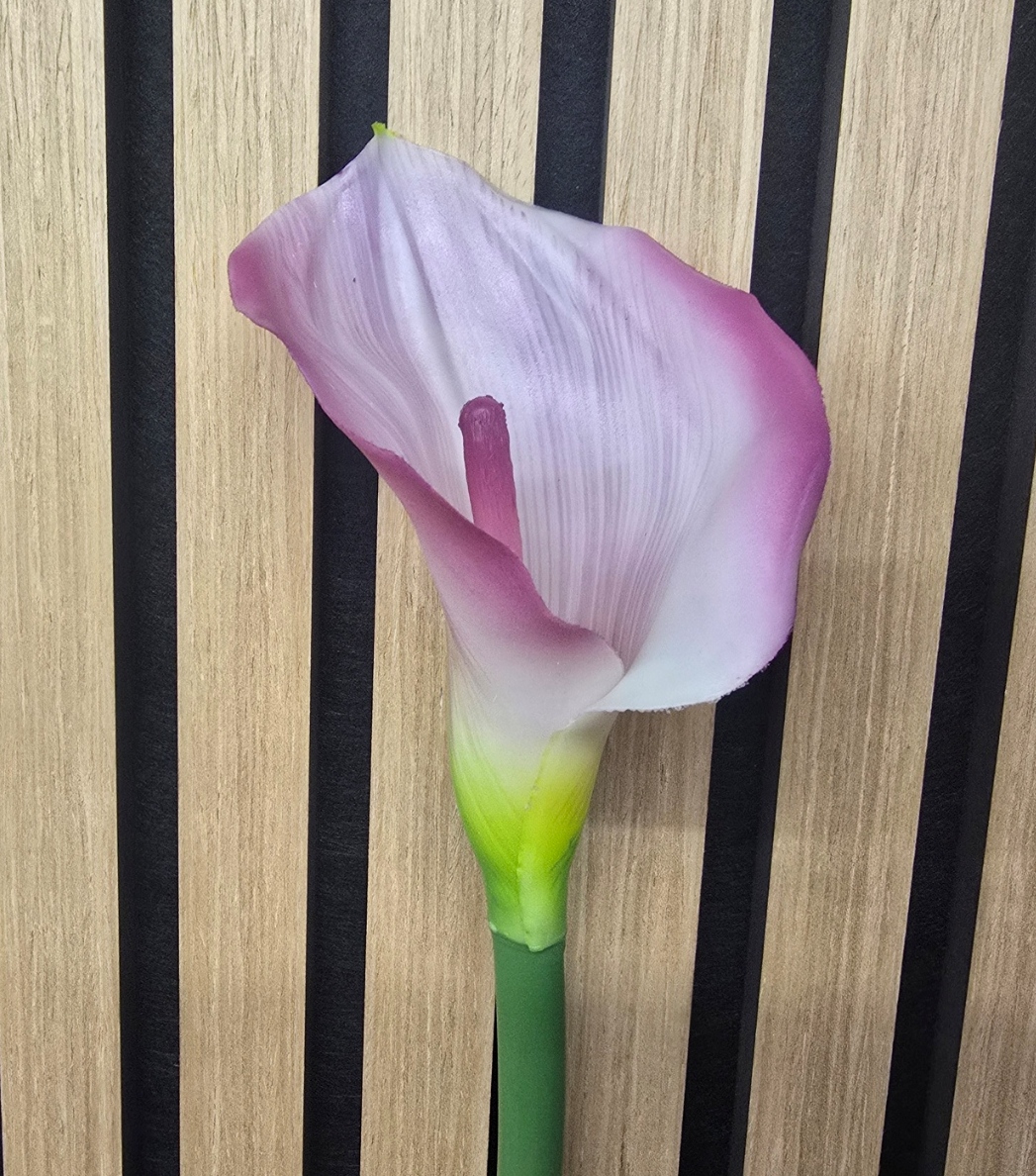 Real Touch Calla Lili 68cm Pink/Cream
