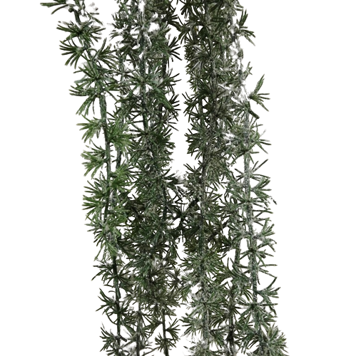 Larix Hanging Deco W/Snow 120cm-25157