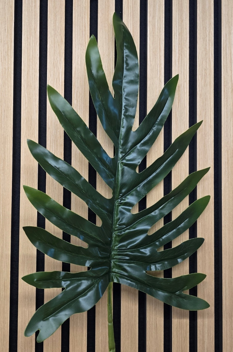 Artificial Real Touch Philodendron Leaf 104cm