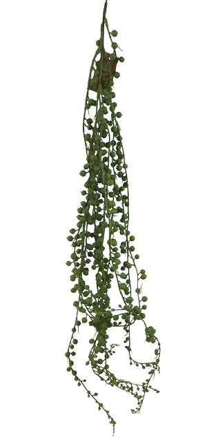 80cm String Of Pearls Green-0