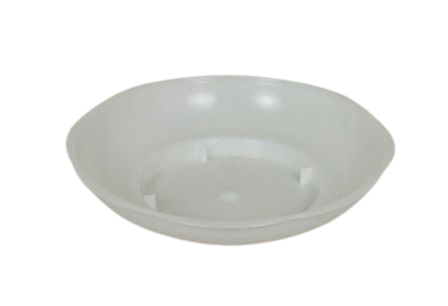 Plastic Floral Bowl White x 25pcs-0