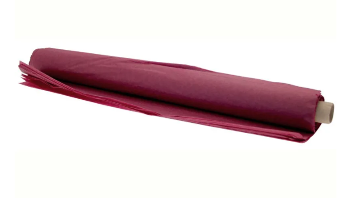 20" x 30" Burgundy Tissue Roll 48 Sheets-0