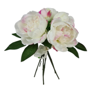 Peony Bundle 35cm White/Pink-0