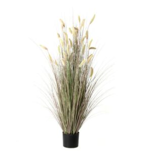 Artificial Pampas Bush - Brown/Green (145cm tall)-0