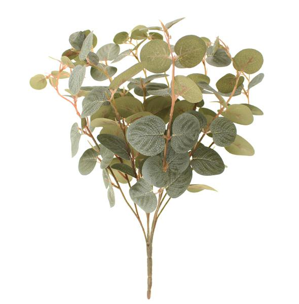 36cm Eucalyptus Bush Green-0